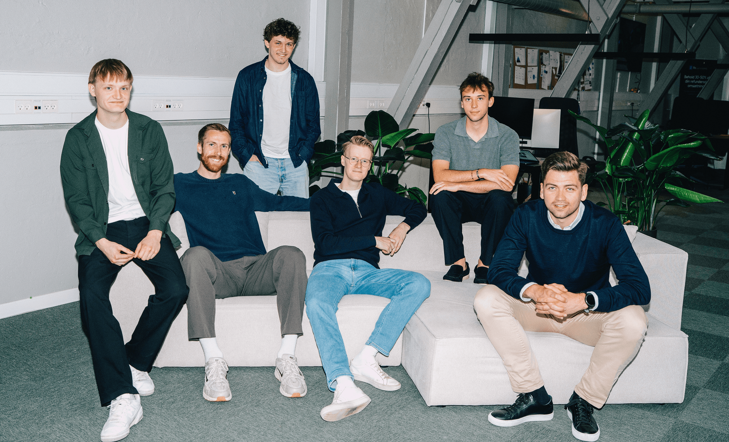 Our new investors: Kristoffer, Magnus and Jakob.